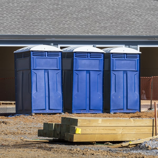 do you offer hand sanitizer dispensers inside the porta potties in Barnhill Illinois